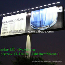 Al aire libre CE profesional LED iluminación solar para lighting(JR-960) carretera de cartel de cartel de publicidad
